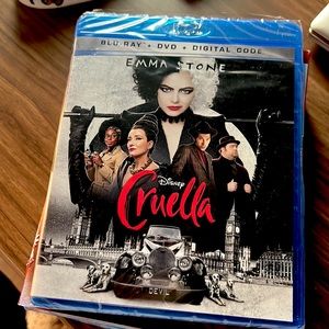 A Blu-RayDisc Cruella Disney original movie brand new